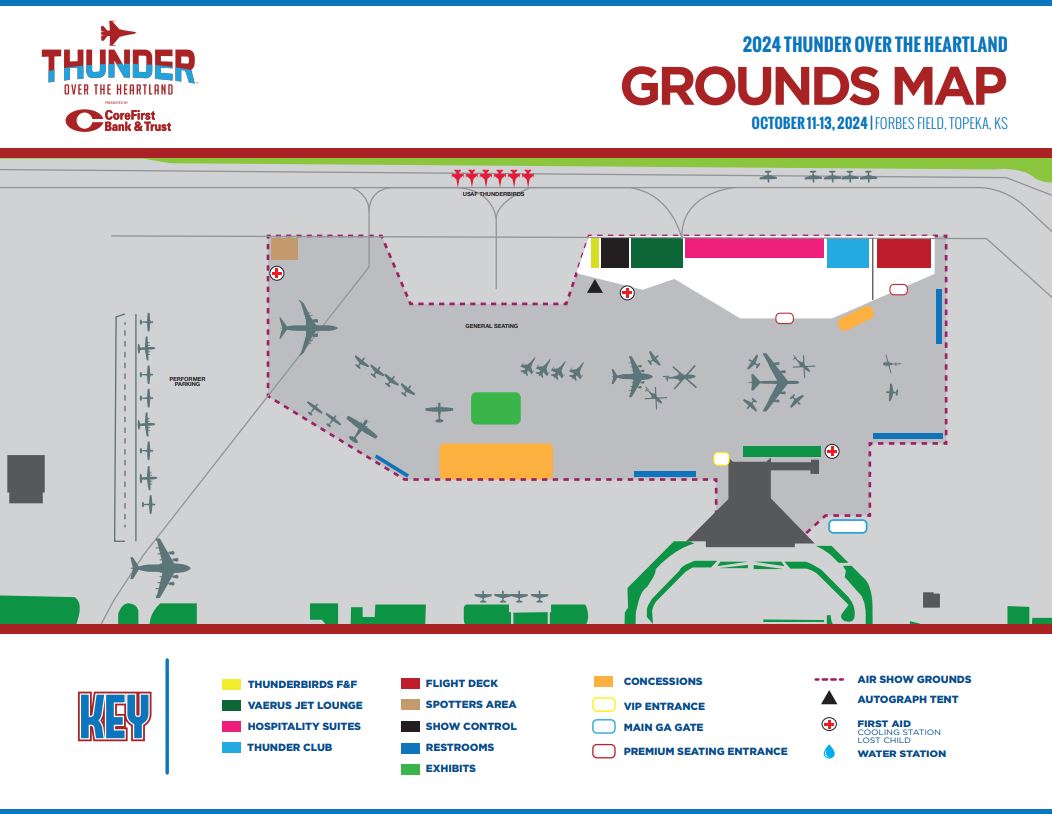 Thunder Over the Heartland - Grounds Map